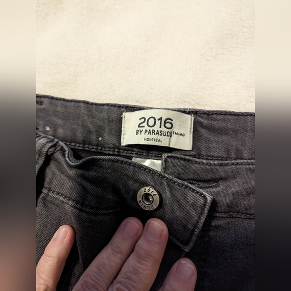 2016 by Parasuco gray stretch Denim Jeans. Size 12  30. GUC - Picture 4 of 5
